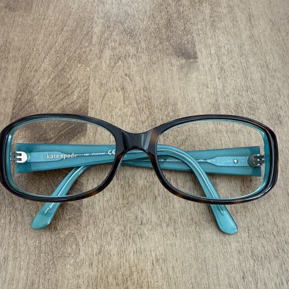 Kate Spade Paxton/N/S Eyeglass Frames JEYP VW 53-16-130 Tortoise Aqua Frame Only